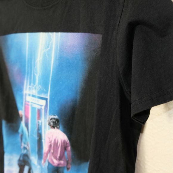 Bill & Ted Face The Music Movie Promo S Tee Shirt Black Poster Graphic Casual - Picture 3 of 8